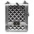 Chanel Silver Quilted Metallic Calfskin North South Boy Flap Argento