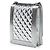 Chanel Silver Quilted Metallic Calfskin North South Boy Flap Argento - vista 2