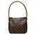 Louis Vuitton Brown Monogram Looping MM Marron