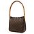Louis Vuitton Brown Monogram Looping MM Marron - vue 2