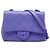 Chanel Purple Mini Square Quilted Caviar CC Incognito Single Flap Porpora