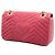 Borsa a tracolla Gucci GG Marmont Matelassé in velluto rosa Medium - vista 2