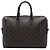 Louis Vuitton Brown Monogram Macassar Porte Documents Jour Marrom
