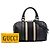 Borsa Boston Gucci Joy Small in pelle di vitello nera con banda Web Nero - vista 7