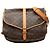 Louis Vuitton Brown Monogram Saumur 35 Braun