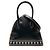 Autre Marque Saint Laurent Satchel aus schwarzem Leder mit Y-Ausschnitt