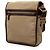 Bolso bandolera Prada de lona Canapa beige con ribetes de cuero y hebilla con logo - vista 2