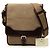 Bolso bandolera Prada de lona Canapa beige con ribetes de cuero y hebilla con logo - vista 7