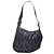 Borsa a tracolla Fendi Blue Zucchino Denim Oyster Blu navy