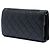 Chanel Boy Wallet On Chain aus schwarzem gestepptem Lammleder - Ansicht 2