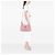 Gucci Aphrodite Crossbody in pelle rosa Medium - vista 6