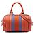 Borsa Boston Gucci Joy Small in pelle di vitello Orange con Web Arancione