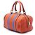 Borsa Boston Gucci Joy Small in pelle di vitello Orange con Web Arancione - vista 2