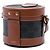 Céline Celine Brown Small Triomphe Coated Canvas Tambour Crossbody Marrone Marrone scuro - vista 2