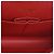 Chanel Red Medium Classic Lambskin Double Flap Rouge - vue 5