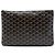 Goyard Black Goyardine Senat MM Nero