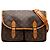 Louis Vuitton Brown Monogram Sac Gibeciere MM Marrom