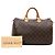Louis Vuitton Brown Monogram Speedy 35 Marrom - vista 7