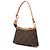 Louis Vuitton Brown Monogram Mini Delightful Pochette Marrom - vista 2