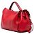Mulberry Red Medium Grained Calfskin Iris Satchel Roja - vista 2