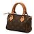 Louis Vuitton Brown Monogram Mini Speedy HL Marrom - vista 2