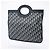 Autre Marque Clutch Dior Blue Oblique Canvas con patta Blu navy - vista 2