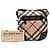 Burberry Beige Supernova Check Coated Canvas Dryden Crossbody - vista 7