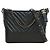 Chanel Gabrielle Crossbody in vitello invecchiato iridescente nero Medium Chevron
