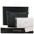 Chanel Gabrielle Crossbody in vitello invecchiato iridescente nero Medium Chevron - vista 15