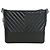 Chanel Gabrielle Crossbody in vitello invecchiato iridescente nero Medium Chevron - vista 2