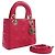Autre Marque Dior Pink Mini Lambskin Cannage Lady Dior Rosa - vista 2