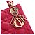 Autre Marque Dior Pink Mini Lambskin Cannage Lady Dior Rosa - vista 6