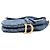 Autre Marque Borsa Saddle in denim blu ricamato Oblique Dior - vista 3