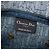 Autre Marque Borsa Saddle in denim blu ricamato Oblique Dior - vista 5