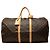 Louis Vuitton Brown Monogram Keepall 55 Marrone