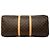 Louis Vuitton Brown Monogram Keepall 55 Marrone - vista 3