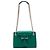 Borsa a tracolla Gucci Green Small Guccissima Emily Verde