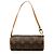 Louis Vuitton Brown Monogram Papillon Pochette Marrone