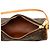 Louis Vuitton Brown Monogram Papillon Pochette Marrone - vista 4