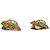 Orecchini a clip Chanel Gold CC placcati oro e perle finte D'oro - vista 3