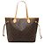 Louis Vuitton Brown Monogram Neverfull MM Marron