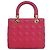 Autre Marque Dior Pink Medium Lambskin Cannage Lady Dior Rosa - vista 2