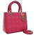 Autre Marque Dior Pink Medium Lambskin Cannage Lady Dior Rosa - vista 9