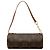 Louis Vuitton Brown Monogram Papillon Pochette Marrone