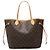 Louis Vuitton Brown Monogram Neverfull MM Marron