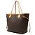 Louis Vuitton Brown Monogram Neverfull MM Marron - vue 2