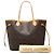 Louis Vuitton Brown Monogram Neverfull MM Marron - vue 7