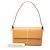 Borsa a tracolla con patta Burberry in pelle marrone Caramello - vista 7