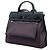 Hermès Purple Toile Herbag Zip 31 Lila Dunkelviolett - Ansicht 2