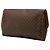 Céline Clutch Celine Brown Macadam Coated Canvas Marrone - vista 2